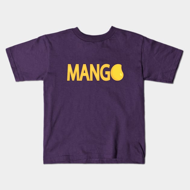 Mango creative design Kids T-Shirt by DinaShalash